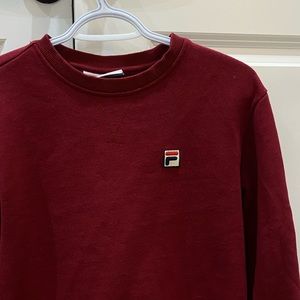 FILA Crew Neck- dark red